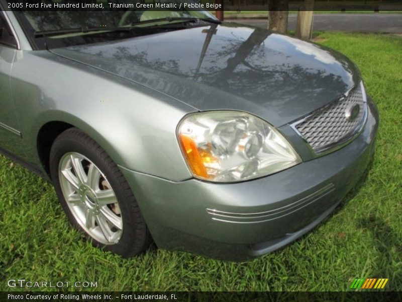 Titanium Green Metallic / Pebble Beige 2005 Ford Five Hundred Limited