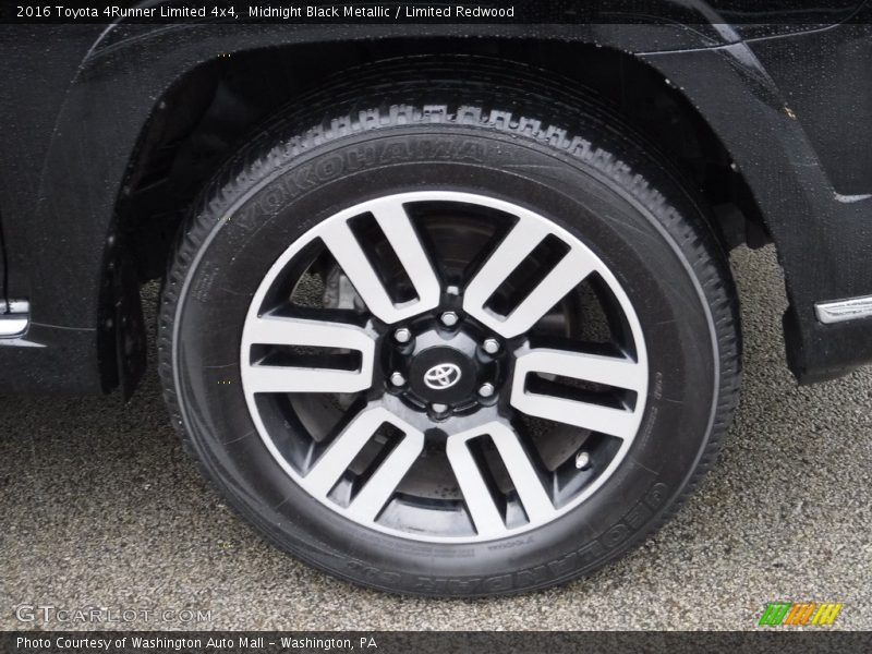 Midnight Black Metallic / Limited Redwood 2016 Toyota 4Runner Limited 4x4