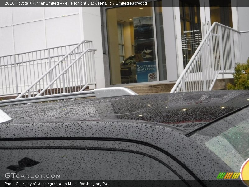 Midnight Black Metallic / Limited Redwood 2016 Toyota 4Runner Limited 4x4