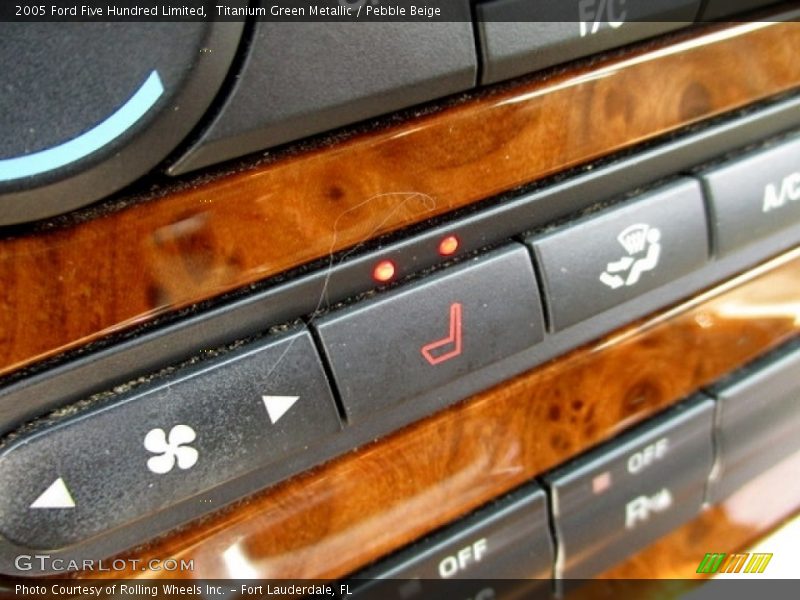 Titanium Green Metallic / Pebble Beige 2005 Ford Five Hundred Limited