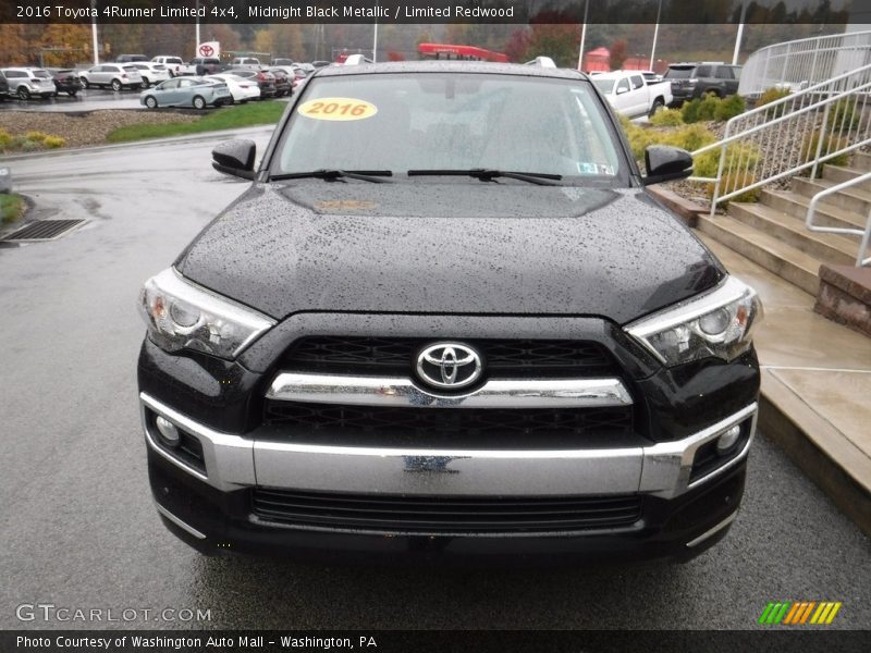 Midnight Black Metallic / Limited Redwood 2016 Toyota 4Runner Limited 4x4