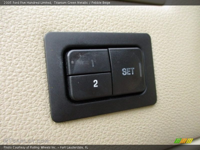 Titanium Green Metallic / Pebble Beige 2005 Ford Five Hundred Limited