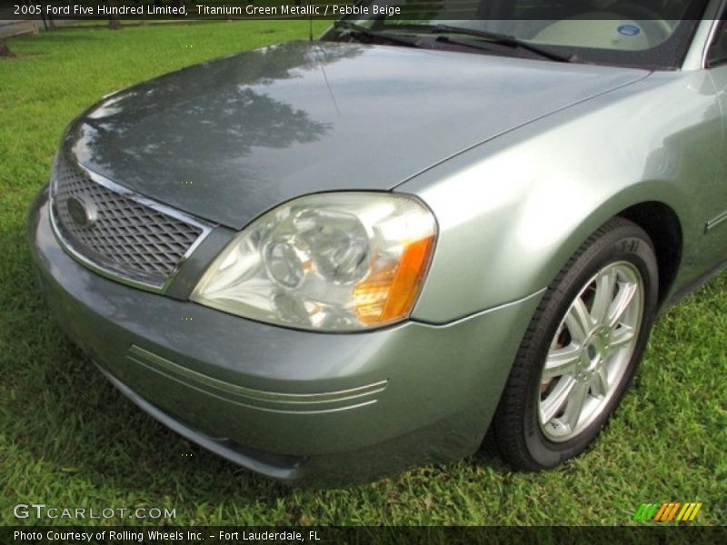 Titanium Green Metallic / Pebble Beige 2005 Ford Five Hundred Limited