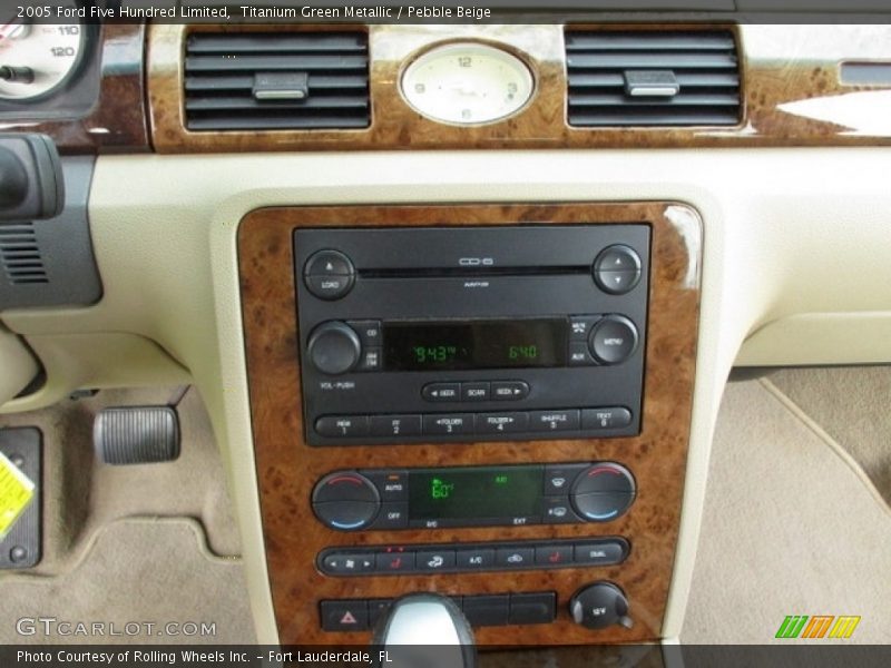 Titanium Green Metallic / Pebble Beige 2005 Ford Five Hundred Limited