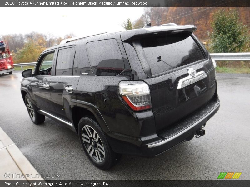 Midnight Black Metallic / Limited Redwood 2016 Toyota 4Runner Limited 4x4