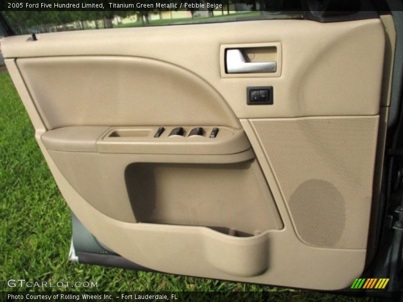 Titanium Green Metallic / Pebble Beige 2005 Ford Five Hundred Limited
