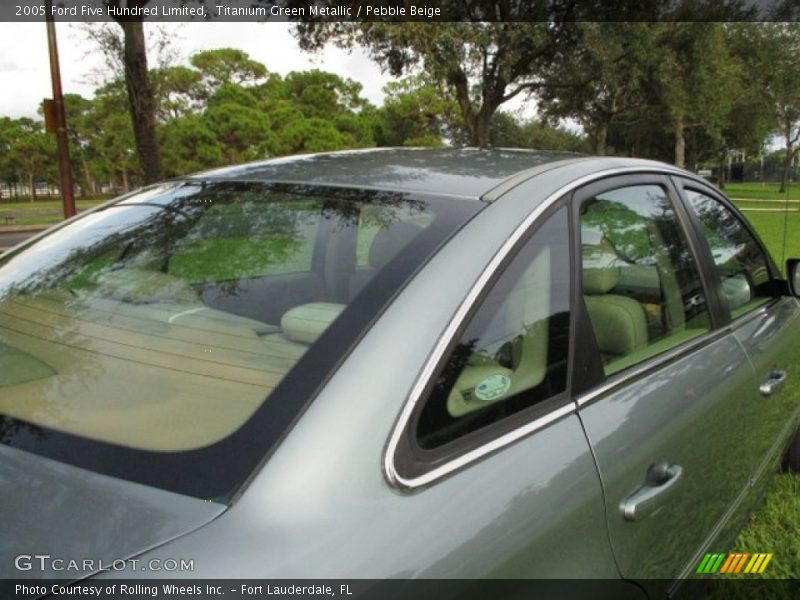 Titanium Green Metallic / Pebble Beige 2005 Ford Five Hundred Limited