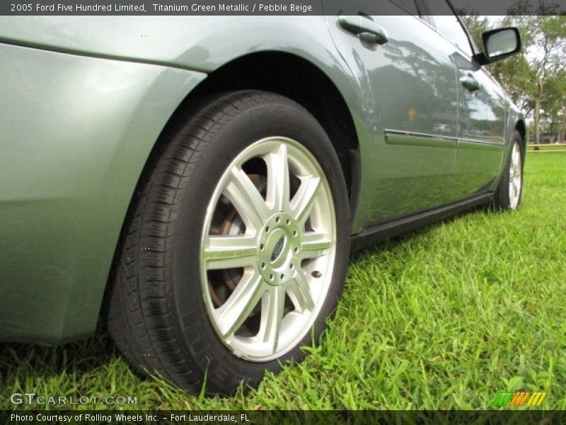 Titanium Green Metallic / Pebble Beige 2005 Ford Five Hundred Limited