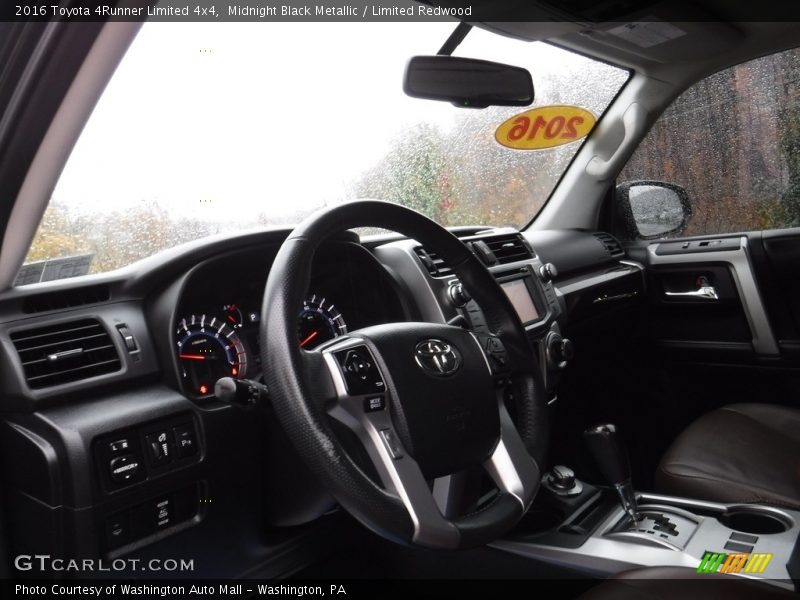 Midnight Black Metallic / Limited Redwood 2016 Toyota 4Runner Limited 4x4