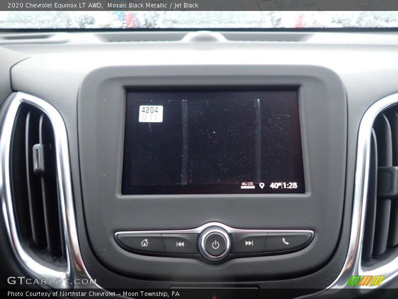 Mosaic Black Metallic / Jet Black 2020 Chevrolet Equinox LT AWD