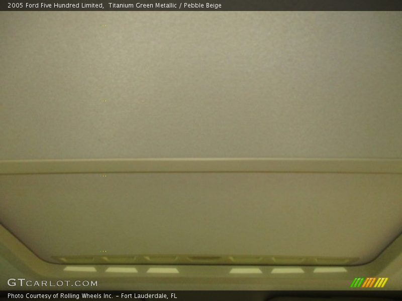 Titanium Green Metallic / Pebble Beige 2005 Ford Five Hundred Limited