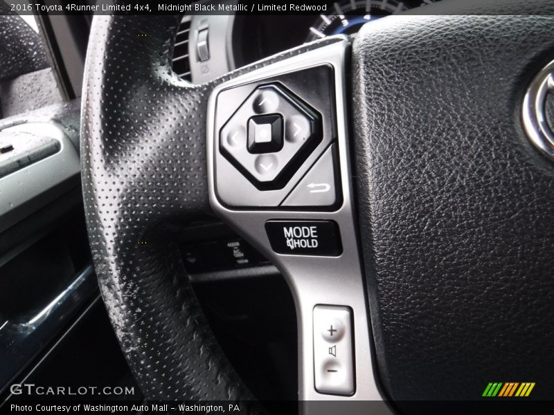 Midnight Black Metallic / Limited Redwood 2016 Toyota 4Runner Limited 4x4