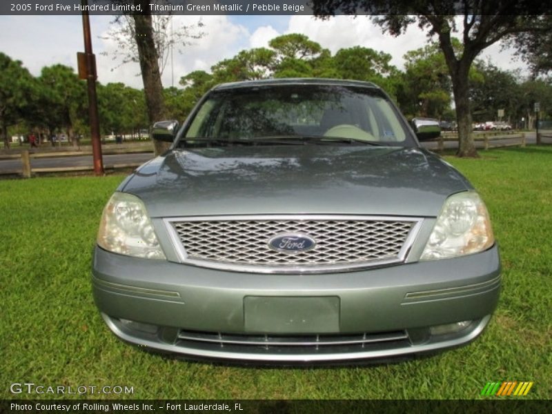 Titanium Green Metallic / Pebble Beige 2005 Ford Five Hundred Limited