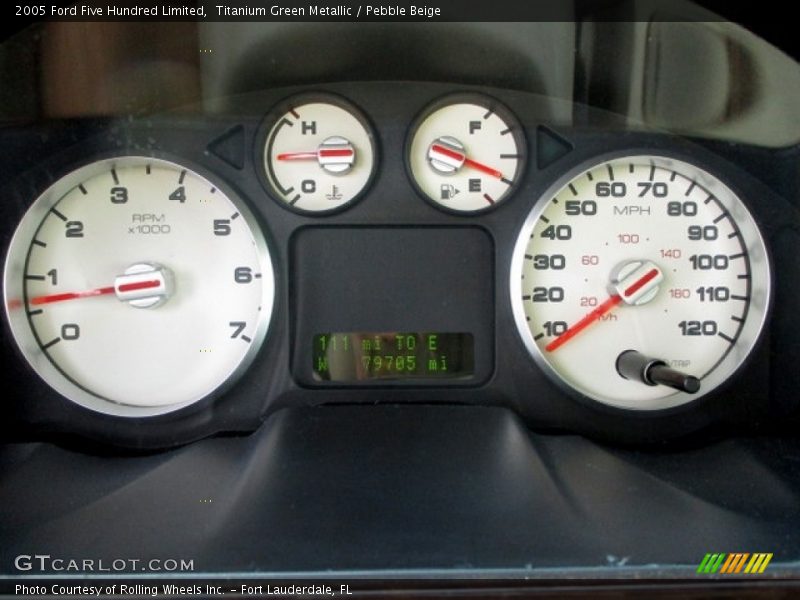 Titanium Green Metallic / Pebble Beige 2005 Ford Five Hundred Limited