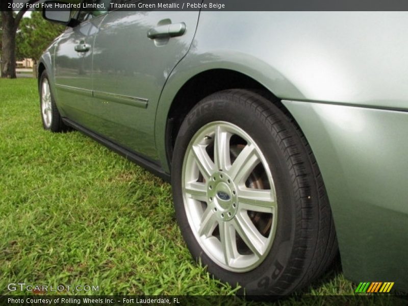 Titanium Green Metallic / Pebble Beige 2005 Ford Five Hundred Limited