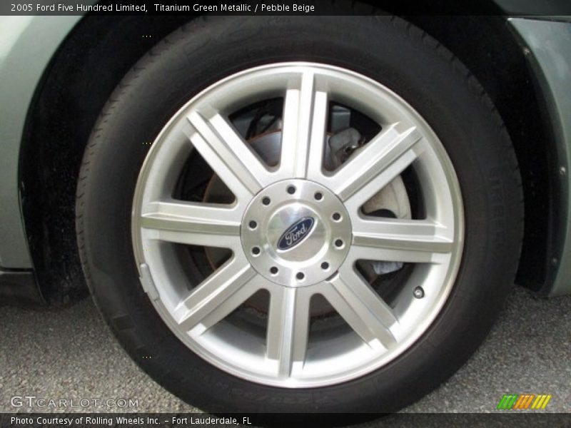 Titanium Green Metallic / Pebble Beige 2005 Ford Five Hundred Limited