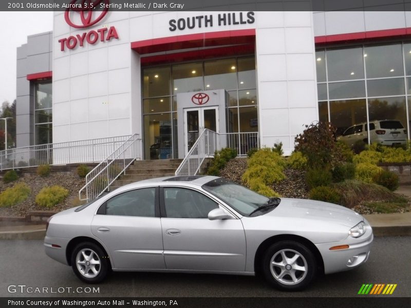 Sterling Metallic / Dark Gray 2001 Oldsmobile Aurora 3.5