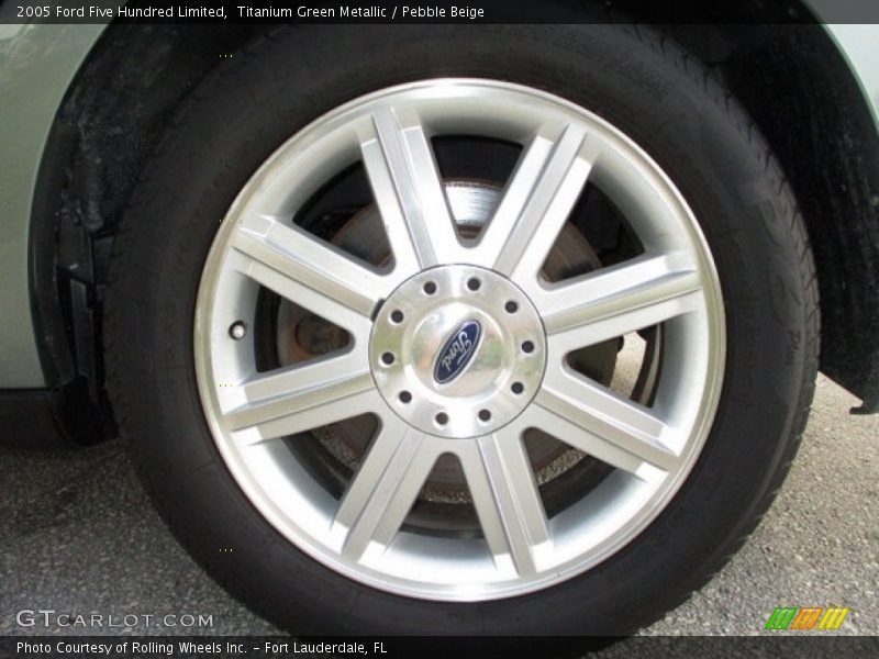 Titanium Green Metallic / Pebble Beige 2005 Ford Five Hundred Limited
