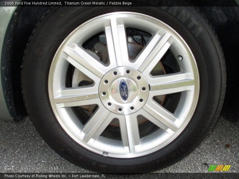 Titanium Green Metallic / Pebble Beige 2005 Ford Five Hundred Limited
