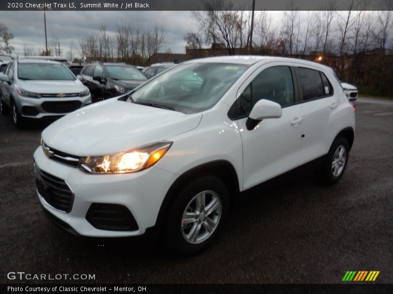 Summit White / Jet Black 2020 Chevrolet Trax LS