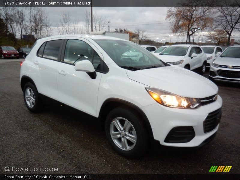 Summit White / Jet Black 2020 Chevrolet Trax LS