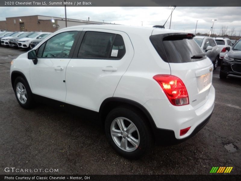 Summit White / Jet Black 2020 Chevrolet Trax LS