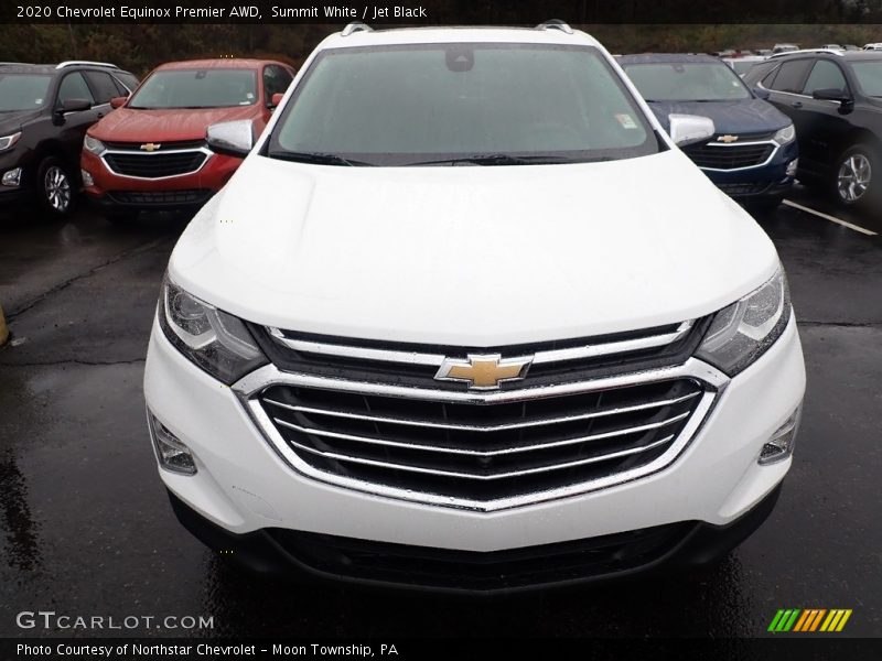 Summit White / Jet Black 2020 Chevrolet Equinox Premier AWD