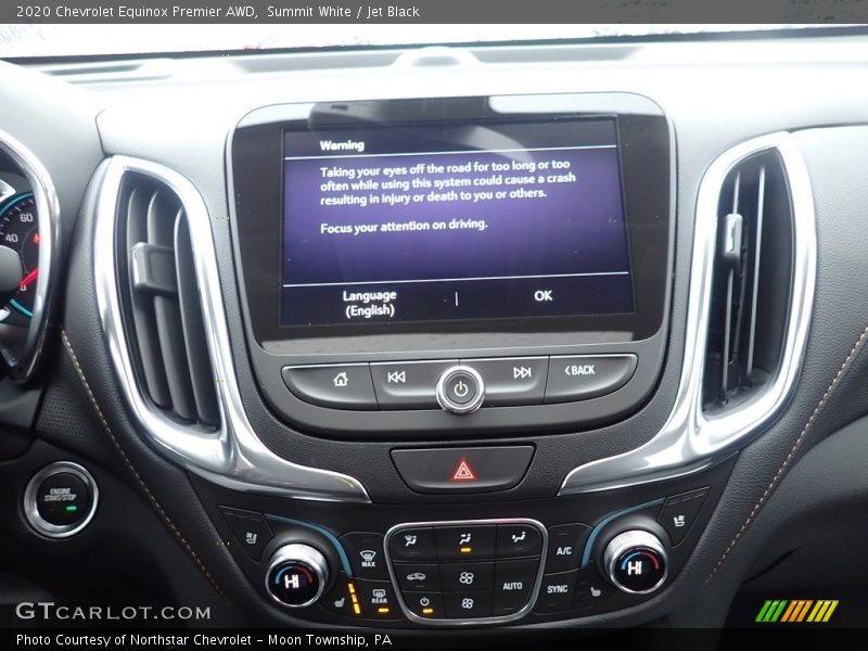 Summit White / Jet Black 2020 Chevrolet Equinox Premier AWD