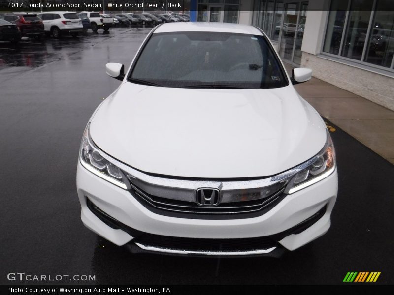 White Orchid Pearl / Black 2017 Honda Accord Sport Sedan