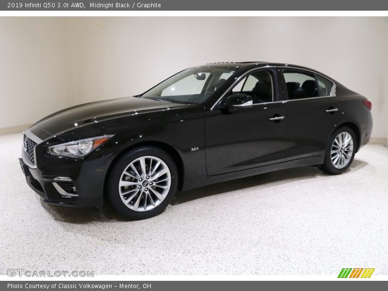 Midnight Black / Graphite 2019 Infiniti Q50 3.0t AWD