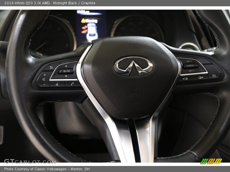 Midnight Black / Graphite 2019 Infiniti Q50 3.0t AWD