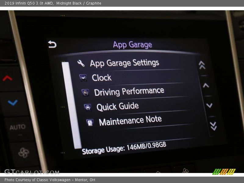 Midnight Black / Graphite 2019 Infiniti Q50 3.0t AWD
