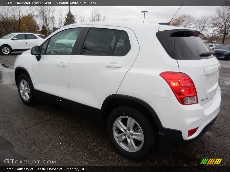 Summit White / Jet Black 2020 Chevrolet Trax LS AWD