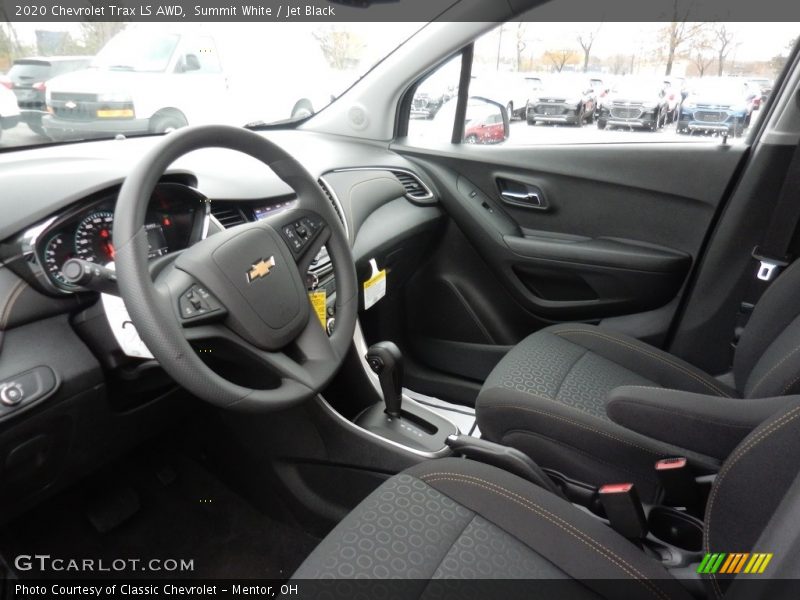 Front Seat of 2020 Trax LS AWD