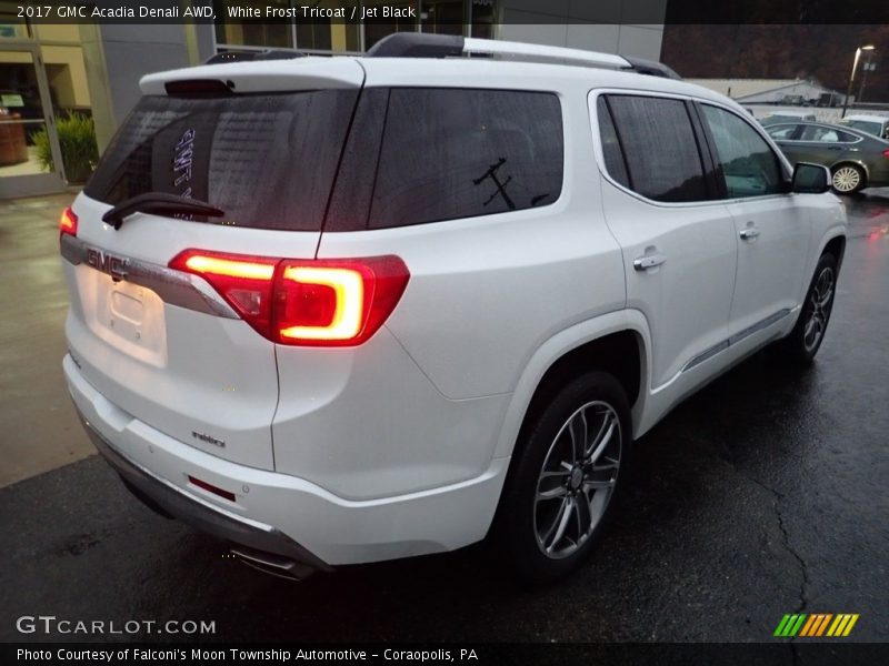 White Frost Tricoat / Jet Black 2017 GMC Acadia Denali AWD