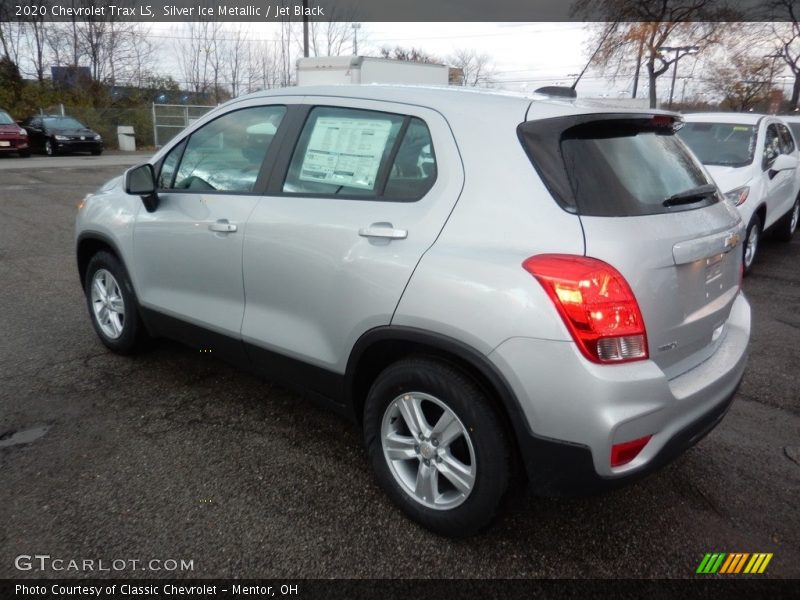 Silver Ice Metallic / Jet Black 2020 Chevrolet Trax LS