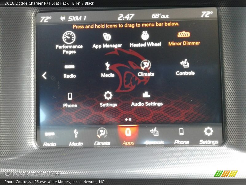 Billet / Black 2018 Dodge Charger R/T Scat Pack