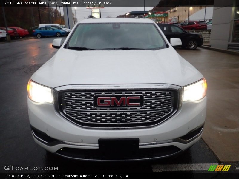 White Frost Tricoat / Jet Black 2017 GMC Acadia Denali AWD