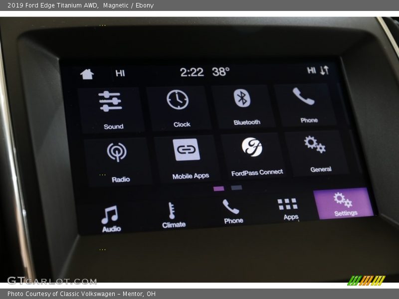 Magnetic / Ebony 2019 Ford Edge Titanium AWD