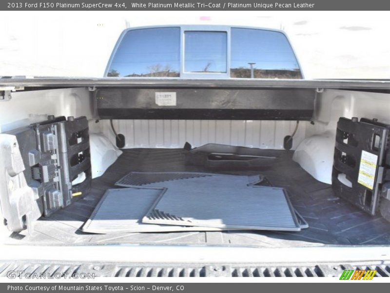 White Platinum Metallic Tri-Coat / Platinum Unique Pecan Leather 2013 Ford F150 Platinum SuperCrew 4x4