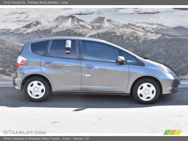 Polished Metal Metallic / Gray 2013 Honda Fit