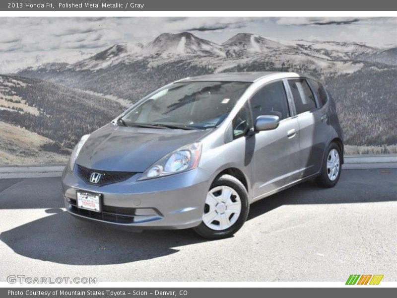 Polished Metal Metallic / Gray 2013 Honda Fit