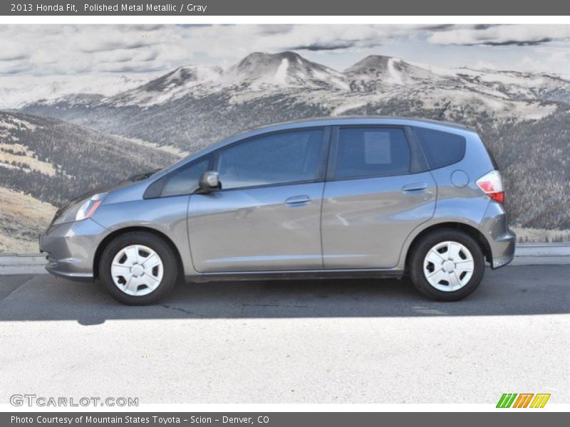 Polished Metal Metallic / Gray 2013 Honda Fit