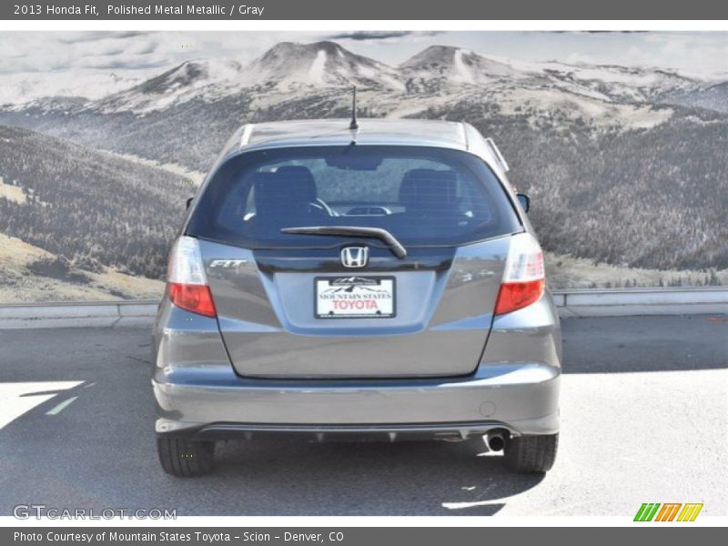 Polished Metal Metallic / Gray 2013 Honda Fit