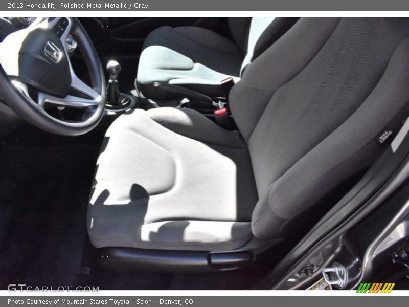 Polished Metal Metallic / Gray 2013 Honda Fit