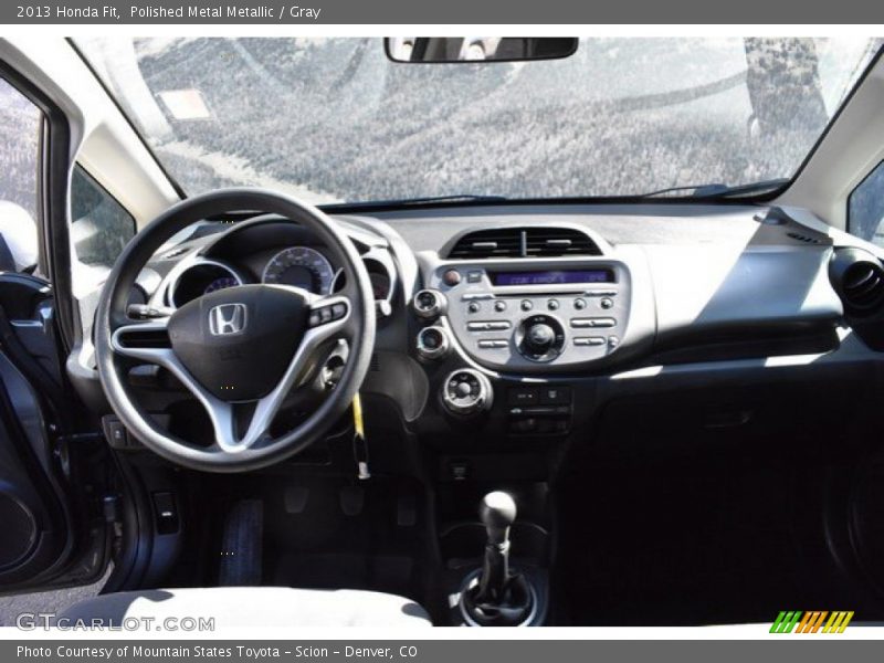 Polished Metal Metallic / Gray 2013 Honda Fit