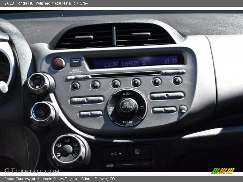 Polished Metal Metallic / Gray 2013 Honda Fit