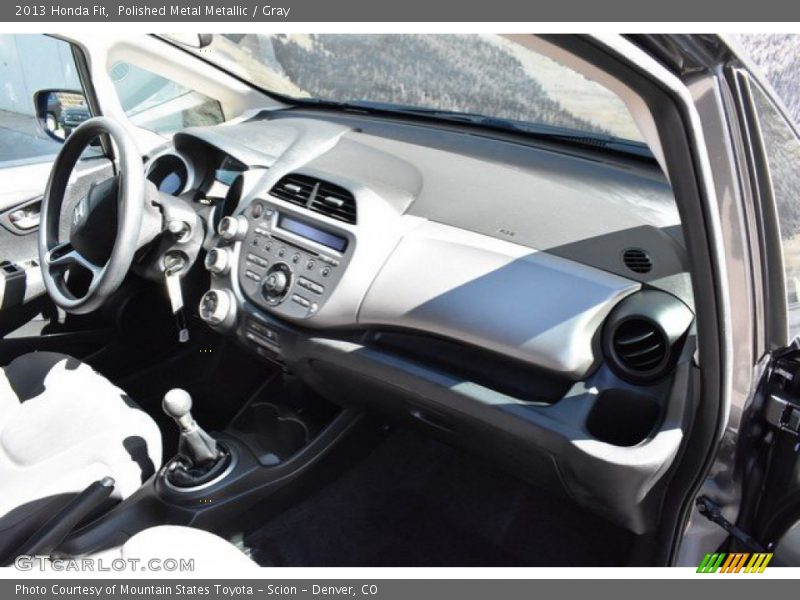 Polished Metal Metallic / Gray 2013 Honda Fit
