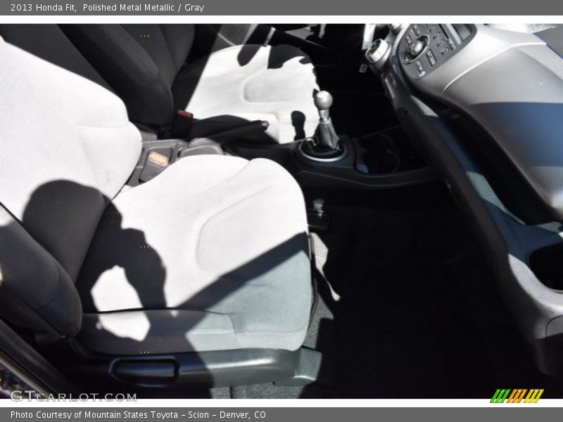 Polished Metal Metallic / Gray 2013 Honda Fit