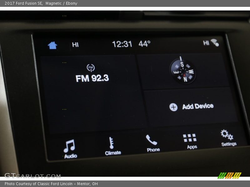 Magnetic / Ebony 2017 Ford Fusion SE